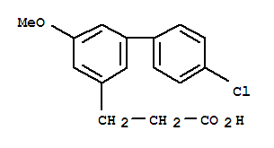 4'-氯-5-甲氧基-3-联苯丙酸