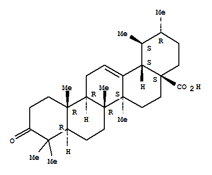 3-氧代乌索烷-12-烯-28-羧酸