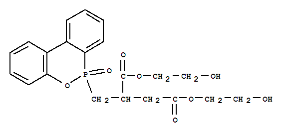 [(6-氧代-6H-二苯并[c,e][1,2]氧磷杂己环-6-基)甲基]丁二酸双(2-羟基乙基)酯