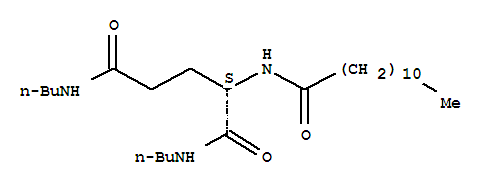 2S-N,N’-二丁基-2-[(十二烷酰基)氨基]戊二酰胺(9CI)