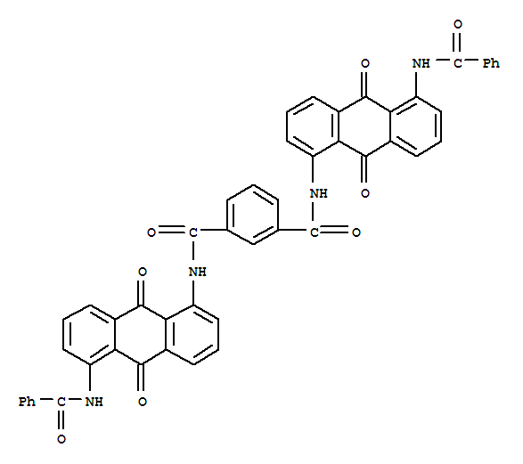 N,N'-二[5-(苯甲酰基氨基)-9,10-二氢-9,10-二氧代-1-蒽基]间苯二甲酰胺