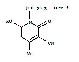 1-异丙氧基丙基-6-羟基-4-甲基-2-氧代-1,2-二氢-3-吡啶腈