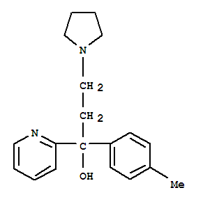 alpha-[2-(1-吡咯烷基)乙基]-alpha-(对甲苯基)吡啶-2-甲醇