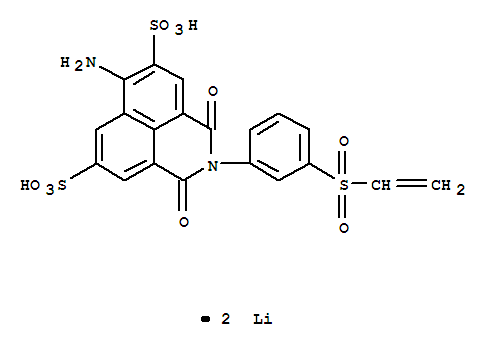 二锂4-氨基-N-[3-(乙烯基磺酰)苯基]萘酰亚胺-3,6-二磺酸
