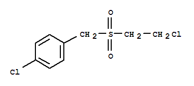 1-氯-4-[[(2-氯乙基)磺酰基]甲基]苯