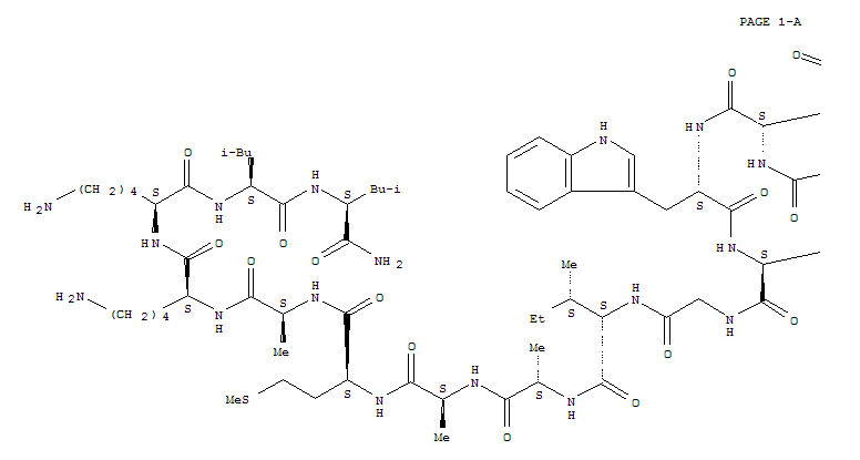 ILE-ASN-TRP-LYS-GLY-ILE-ALA-ALA-MET-ALA-LYS-LYS-LEU-LEU-NH2