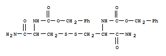 苄基N-[1-氨基甲酰-2-(2-氨基甲酰-2-苯基甲氧羰基氨基-乙基)二硫基-乙基]氨基甲酸酯