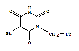1-苄基-5-苯基巴比妥酸