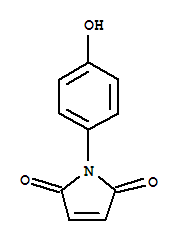 4-马来酰亚胺基苯酚; N-(4-羟基苯基)马来酰亚胺; 1-(4-羟基苯基)吡咯-2,5-二酮