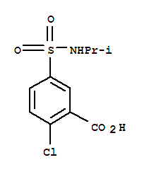 2-氯-5-[(异丙基氨基)磺酰基]苯甲酸