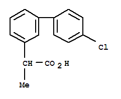 2-[3-(4-氯苯基)苯基]丙酸