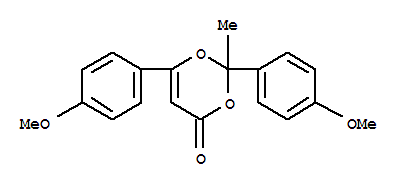 2,6-二(4-甲氧基苯基)-2-甲基-1,3-二恶英-4-酮