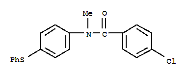 4-氯-N-甲基-N-(4-苯硫基苯基)苯甲酰胺