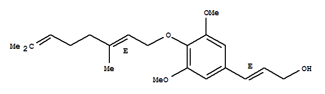(2E)-3-[4-[[(2E)-3,7-二甲基-2,6-辛二烯-1-基]氧基]-3,5-二甲氧基苯基]-2-丙烯-1-醇