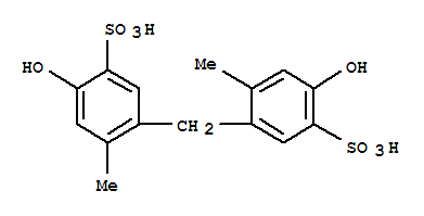 Policresulen impurity 8/Dicresulene/2-hydroxy-5-[(4-hydroxy-2-methyl-5-sulfophenyl)methyl]-4-methylbenzenesulfonic acid
