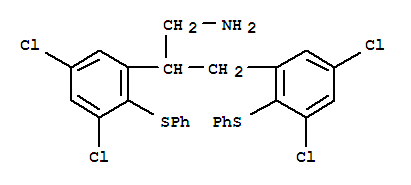 2,3-二(3,5-二氯-2-苯硫基苯基)丙-1-胺