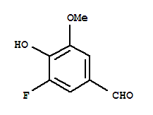 3-氟-4-羟基-5-甲氧基苯甲醛