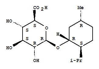 (2R,3S,4S,5S,6S)-3,4,5-三羟基-6-(5-甲基-2-丙-2-基环己基)氧基四氢吡喃-2-羧酸