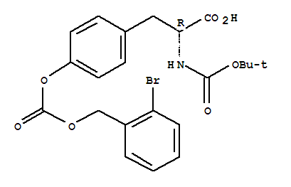 N-叔丁氧羰基-O-(2-溴苄氧羰基)-D-酪氨酸