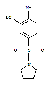 1-(3-溴-4-甲基苯基磺酰)吡咯啉