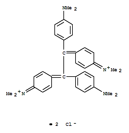 4,4'-{1,2-二[4-(二甲基氨基)苯基]-1,2-乙二基}二(N,N-二甲基-2,5-环己二烯-1-亚氨鎓)二氯化物