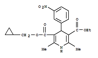 1,4-二氢-2,6-二甲基-4-(3-硝基苯基)-3,5-吡啶二羧酸 3-(环丙基甲基) 5-乙基酯