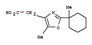 [5-甲基-2-(1-甲基环己基)-1,3-噁唑-4-基]乙酸