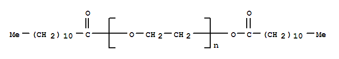 α-(1-十二酰基-ω-基十二烷基)-ω-[(1-羰十二酰氧基十二烷基)氧基]聚氧乙烯
