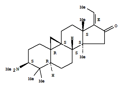(3beta,5alpha,17E)-3-(二甲基氨基)-4,4,14-三甲基-9,19-环孕甾-17(20)-烯-16-酮