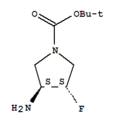 (3S,4S)-叔丁基-3-氨基-4-氟吡咯烷-1-羧基