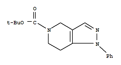 5-Boc-1-苯基-1,4,6,7-四氢吡唑并[4,3-c]吡啶