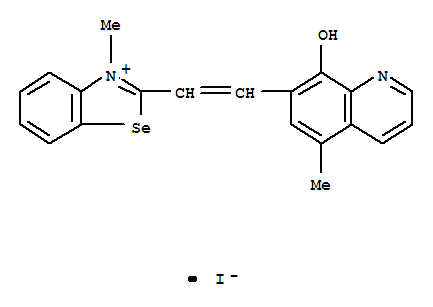 (7E)-5-甲基-7-[(2E)-2-(3-甲基-1,3-苯并硒杂唑-2(3H)-亚基)亚乙基]-8-羰基-7,8-二氢喹啉正离子