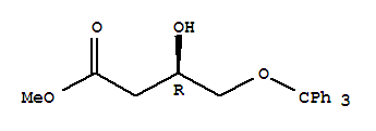 (3R)-3-羟基-4-(三苯基甲氧基)-丁酸甲酯