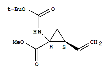 (1R,2S)-1 - [ [(1,1-二甲基乙氧基)羰基]氨基] - 2-乙烯基-环丙烷甲酸甲酯