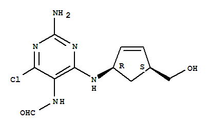 N-[2-氨基-4-氯-6-[[(1R,4S)-4-羟甲基-2-环戊烯-1-基]氨基]-5-嘧啶基]甲酰胺