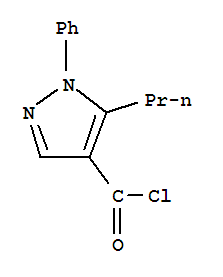 1-苯基-5-丙基-吡唑-4-羰酰氯