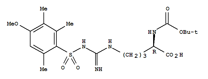 N^A-BOC-N^W-(4-甲氧基-2,3,6-三甲基苯基磺酰基)-D-精氨酸