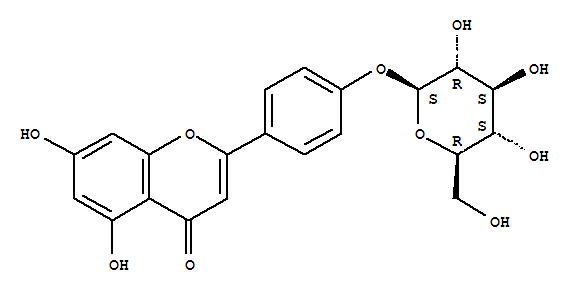 芹菜素-4'-O-β-D-吡喃葡萄糖苷