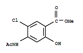 4-乙酰氨基-5-氯-2-羟基苯甲酸甲酯