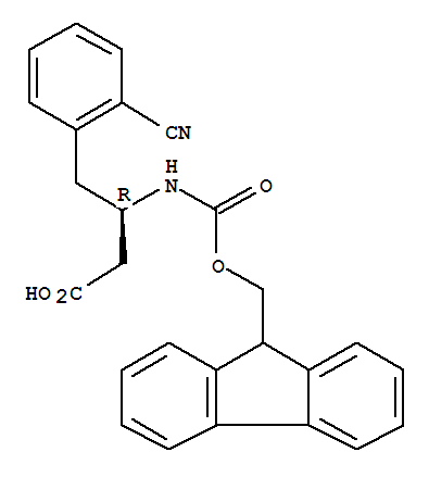 Fmoc-(r)-3-氨基-4-(2-氰基苯基)丁酸