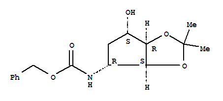 N-[(3aS,4R,6S,6aR)-四氢-6-羟基-2,2-二甲基-4H-环戊烯并-1,3-二氧戊环-4-基]氨基甲酸苄酯
