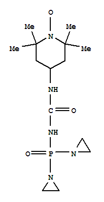 N,N,N',N'-双(1,2-乙烷二基)-N''-(1-氧基-2,2,6,6-四甲基-4-哌啶基氨基羰基)磷酸三酰胺
