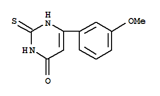 2,3-二氢-6-(3-甲氧基苯基)-2-硫氧代-4(1h)-嘧啶酮
