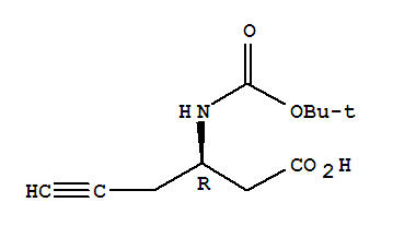 (3R)-3-[(叔丁氧羰基)氨基]-5-己炔酸