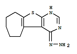 4-肼基-6,7,8,9-四氢-5H-环戊基[4,5]噻吩并[2,3-d]嘧啶
