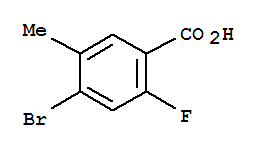 4-溴-2-氟-5-甲基苯甲酸