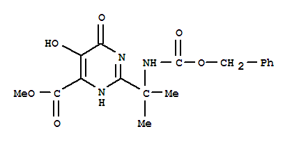 2-(2-(苄氧基羰基氨基)丙-2-基)-5-羟基-6-氧代-1,6-二氢嘧啶-4-甲酸甲酯