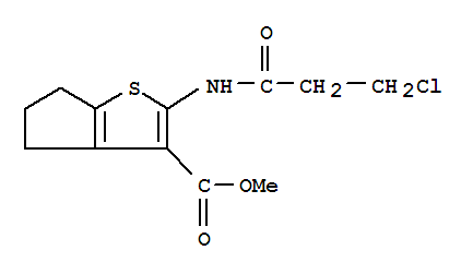 2-[(3-氯-1-氧代丙基)氨基]-5,6-二氢-4H-环戊[b]噻吩-3-羧酸甲酯