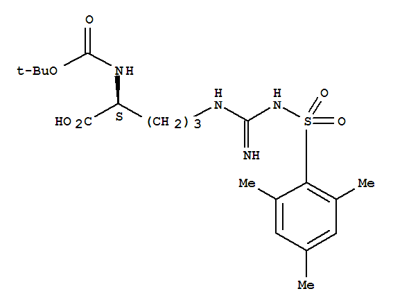 环己胺(S)-2-(叔-丁氧基羰基氨基)-5-(3-([草基]<均三甲苯基>磺酰)胍基)戊酸酯