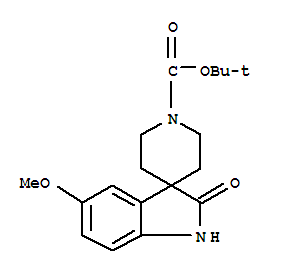 tert-Butyl 5-methoxy-2-oxospiro[indoline-3,4'-piperidine]-1'-carboxylate